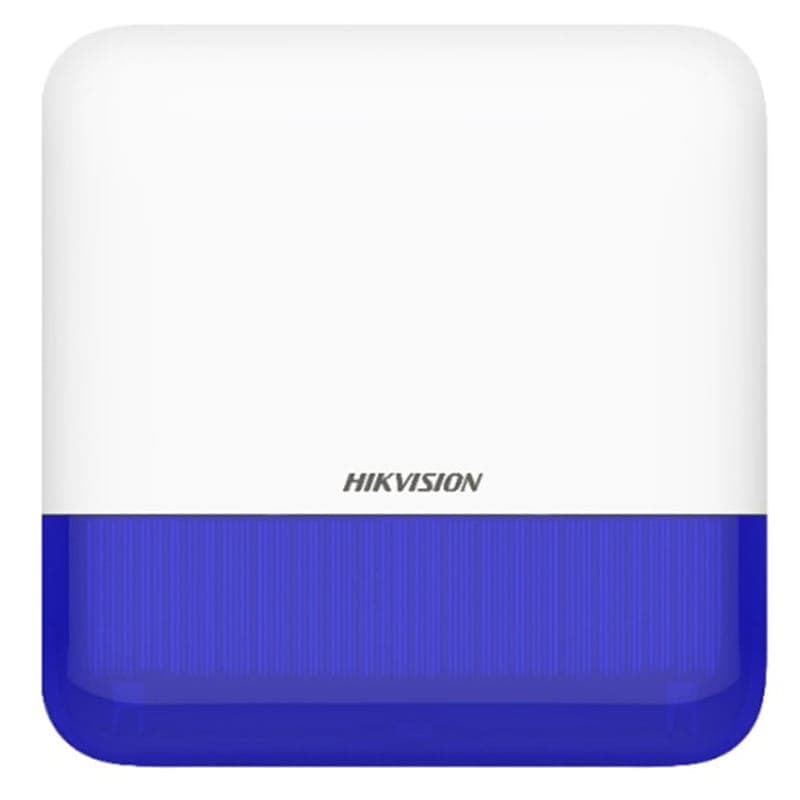 Hikvision DS-PS1-E-WE Kablosuz Dış Ortam Sireni (Mavi)
