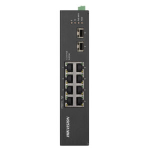 HIKVISION DS-3T0510HP-E/HS | 8 Port Gigabit 110W PoE Endüstriyel Switch
