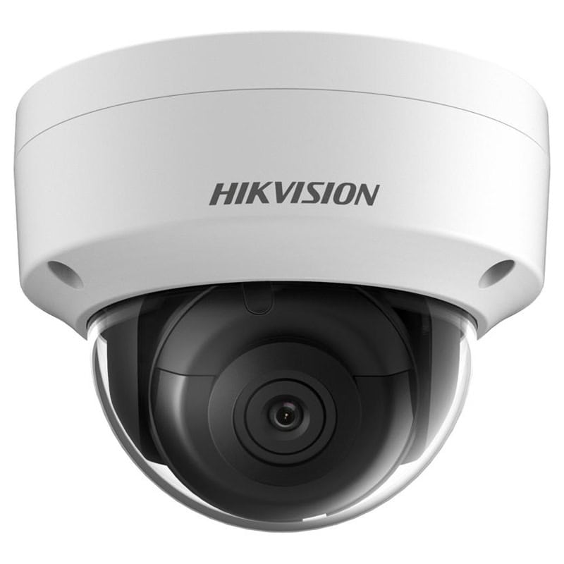 Hikvision DS-2CD2126G2-ISU IP kamera, dome tipi, beyaz renkli.